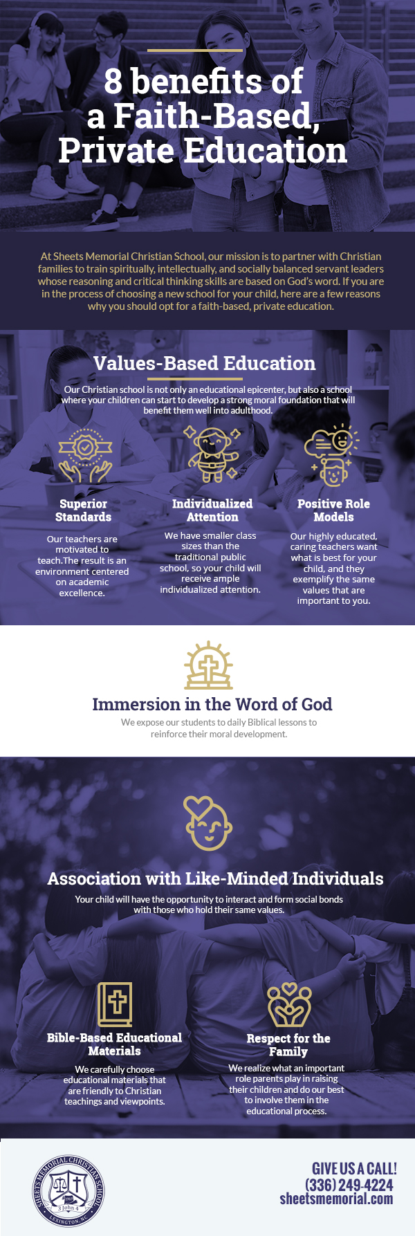 8 Benefits of a Faith-Based, Private Education [infographic]